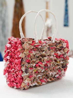 Textile art bag